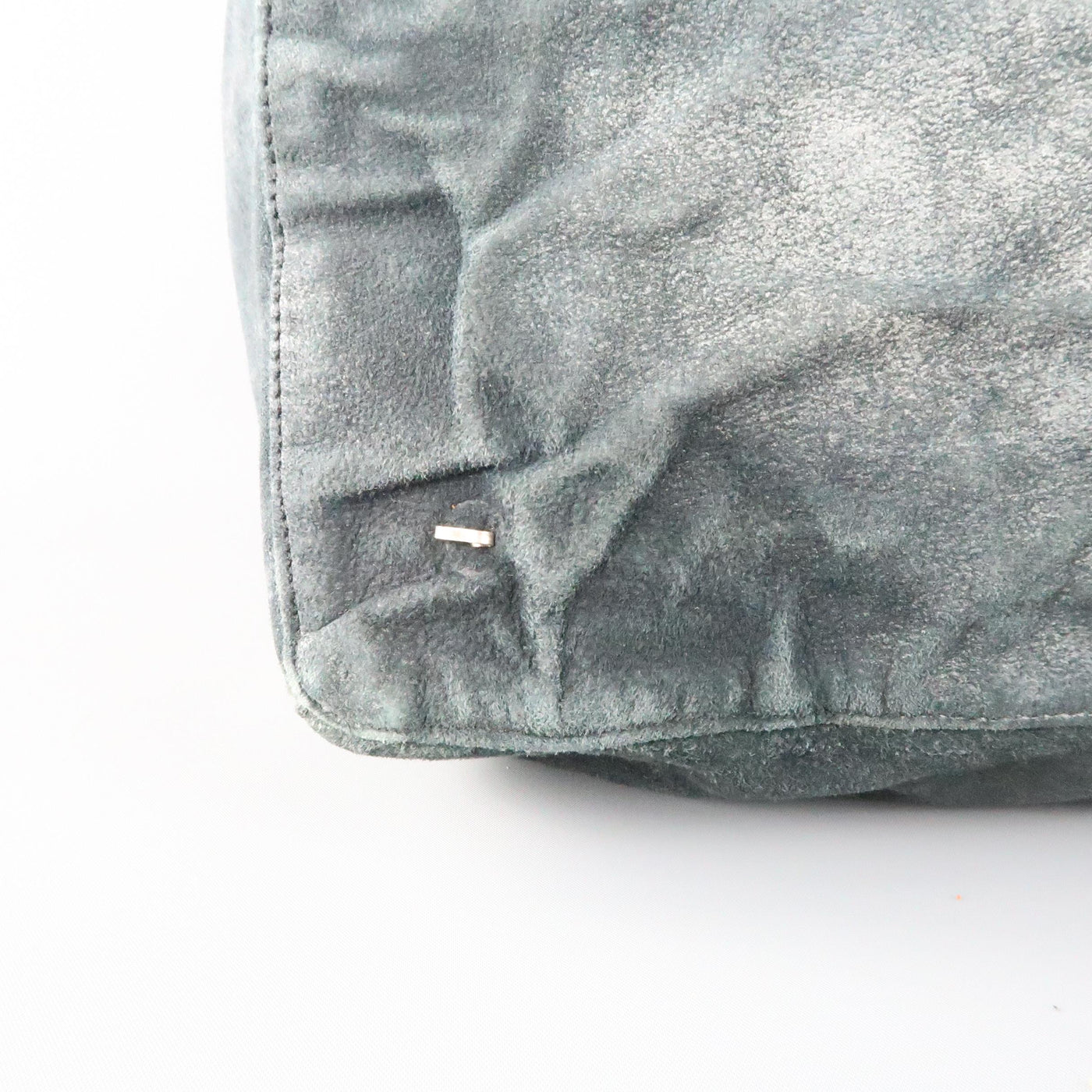 MARCO TAGLIAFERRI Teal Over Distressed Leather Oversized 'Birk' Satchel