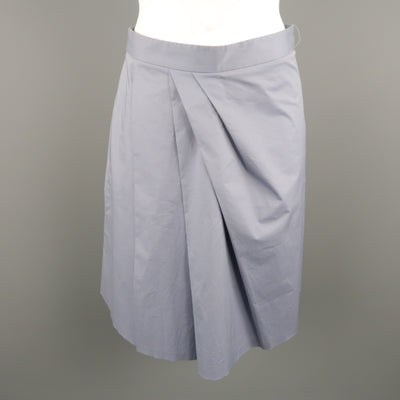 MOSCHINO Size 4 Gray Cotton Skirt