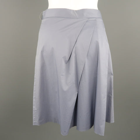 MOSCHINO Size 4 Gray Cotton Skirt