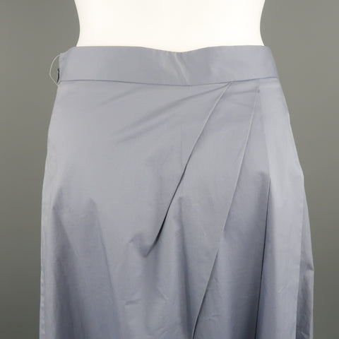 MOSCHINO Size 4 Gray Cotton Skirt