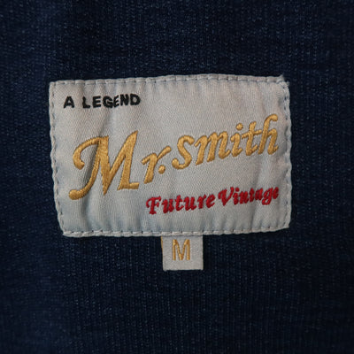 Mr. SMITH M Indigo Wash Cotton Notch Lapel  Sport Coat