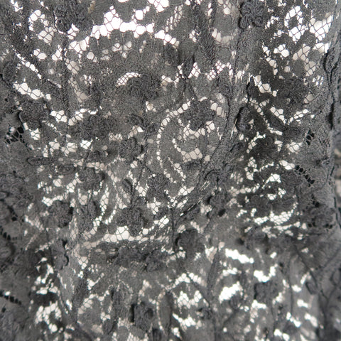 NO. 21 Size 6 Black Lace Shirt Top Jumpsuit Overalls