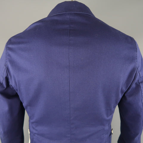 OLIVER SPENCER 42 Navy Cotton Sport Coat