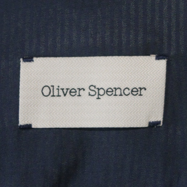 OLIVER SPENCER 42 Navy Cotton Sport Coat