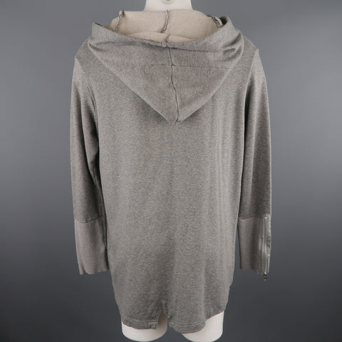 ONES STROKE 42 Grey Cotton Hooded Jacket