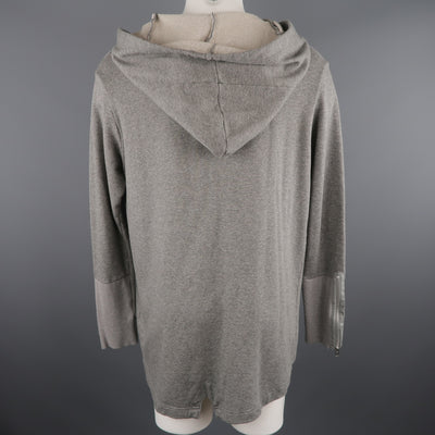 ONES STROKE 42 Grey Cotton Hooded Jacket
