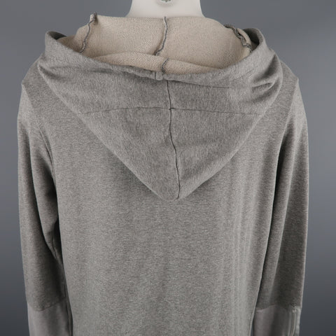 ONES STROKE 42 Grey Cotton Hooded Jacket