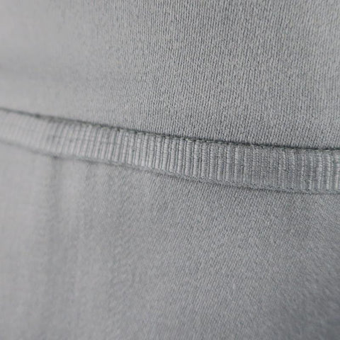 OSCAR DE LA RENTA Size 2 Silver Grey Wool High Rise Wide Leg Ribbon Dress Pants
