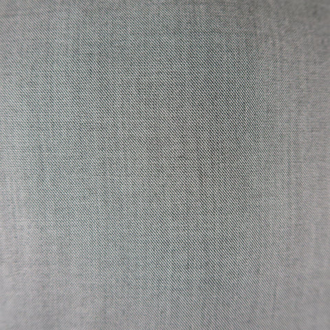 PACO RABANNE 44 Silver Grey Solid Wool Blend Top Stitch Peak Lapel Suit