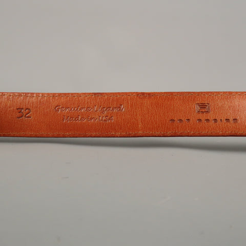 PAT AREIAS Sterling Size 32 Red Belt