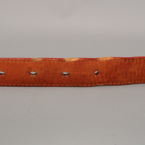 PAT AREIAS Sterling Size 32 Red Belt