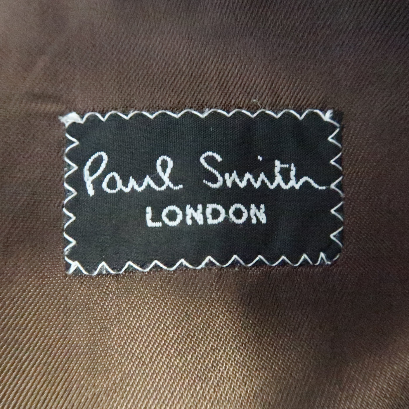 PAUL SMITH Chest Size 40 Gray & Blue Stripe Viscose Notch Lapel 34 30 Suit