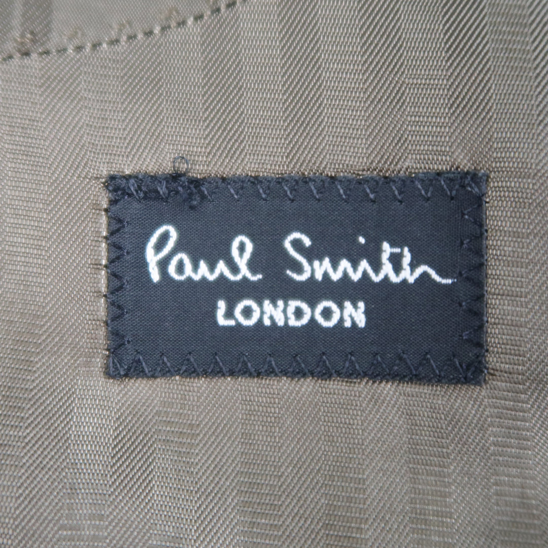 PAUL SMITH 40 Tan Corduroy Notch Lapel Sport Coat