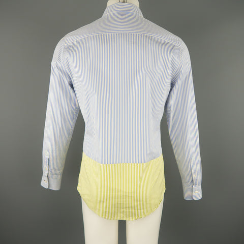 PS by PAUL SMITH Size S Blue & White Stripe Cotton Long Sleeve Shirt