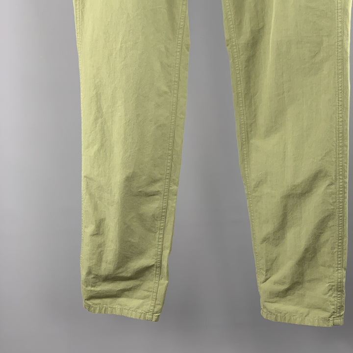 RAG & BONE Size 34 x 32 Olive Solid Cotton Zip Fly Casual Pants