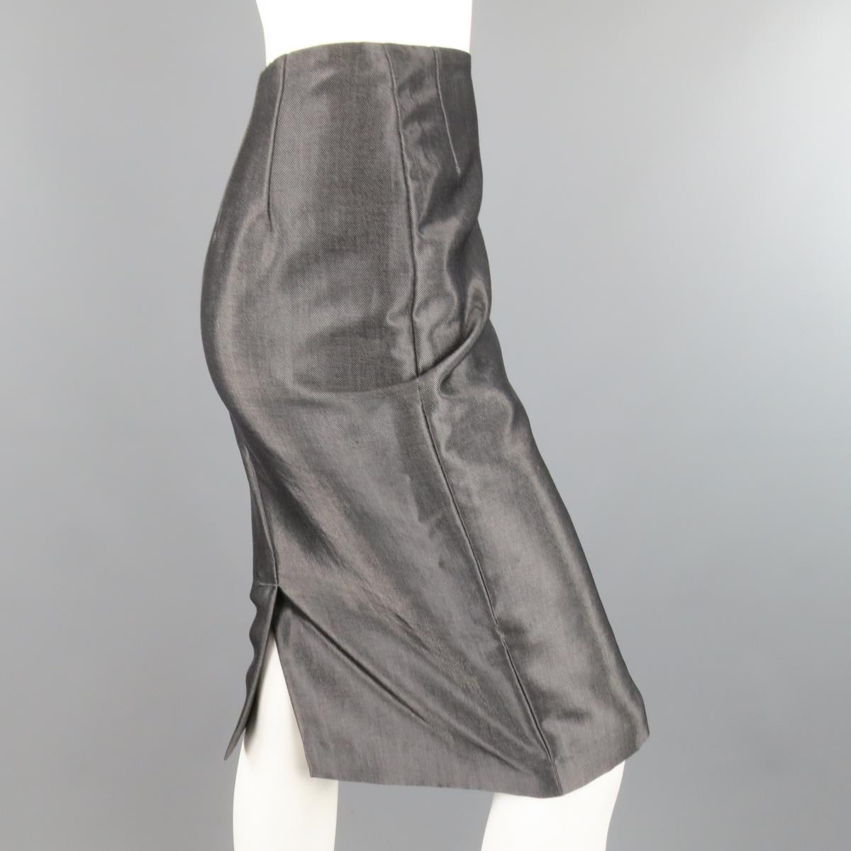 Shape Grey Denim Washed Maxi Skirt | Shape | PrettyLittleThing USA