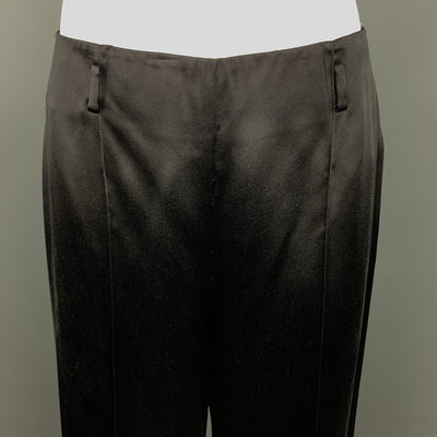 RALPH LAUREN Size 8 Black Silk  Dress Pants