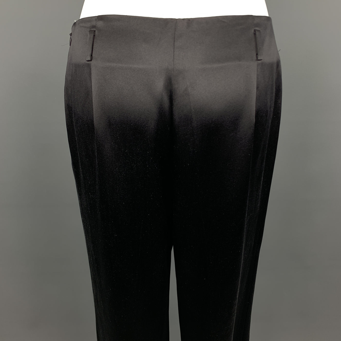 RALPH LAUREN Size 8 Black Silk  Dress Pants