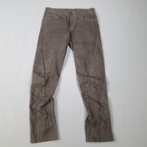 SHELLAC Size 32 Charcoal Dyed Denim Jeans