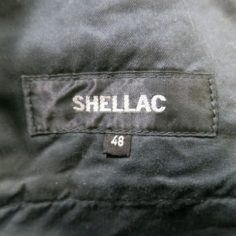 SHELLAC Size 32 Charcoal Dyed Denim Jeans
