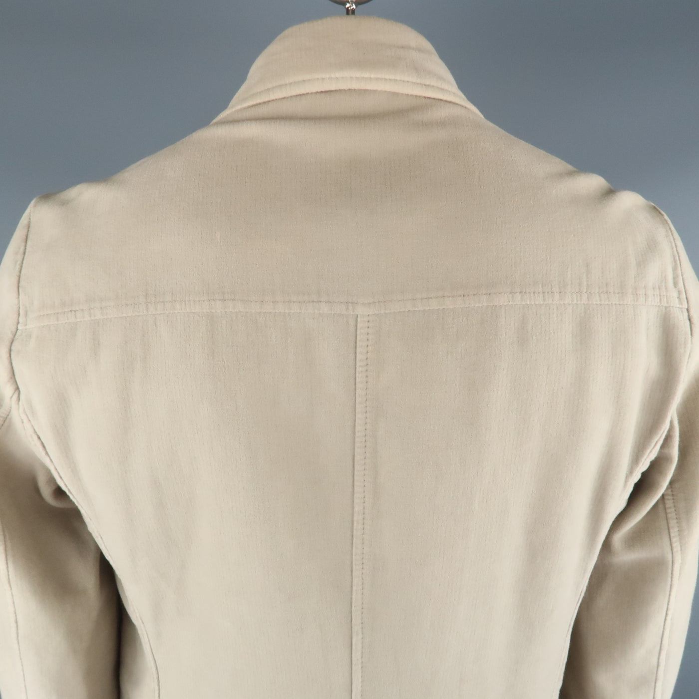 STEPHAN SCHNEIDER XL Khaki Cotton Hidden Buttons Peacoat