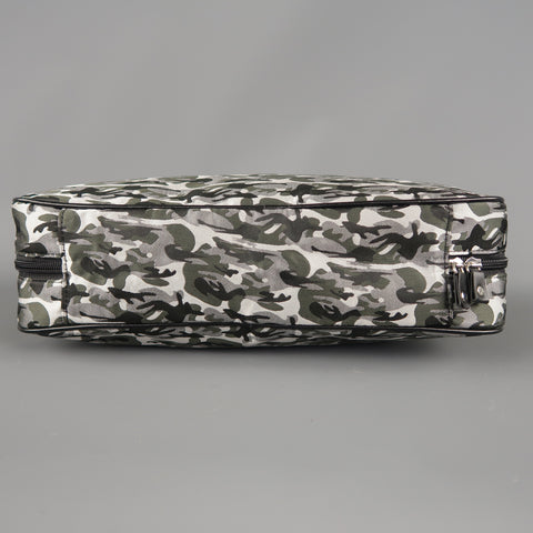 THE SUIT COMPANY Grey & Olive Nylon Toiletry Bag