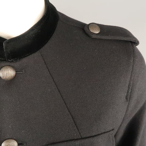 THEORY L Black Wool / Camel  Jacket