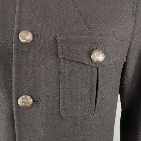 THEORY L Black Wool / Camel  Jacket