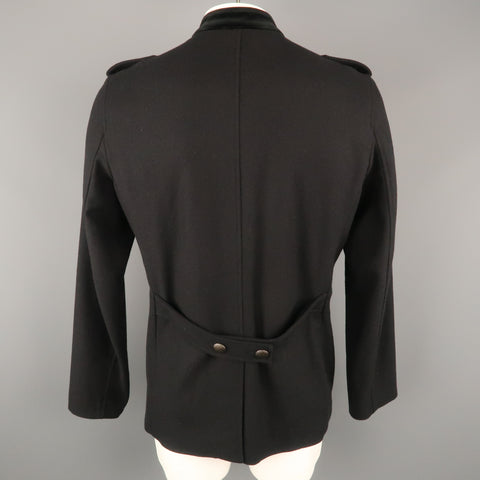 THEORY L Black Wool / Camel  Jacket