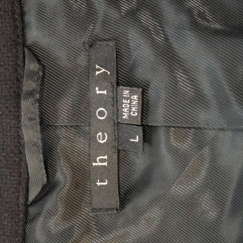 THEORY L Black Wool / Camel  Jacket