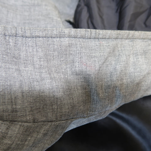 TOM FORD 46 Heather Gray Linen / Wool / Silk Parka Jacket
