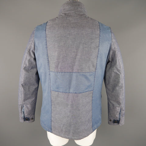 TOMMY HILFIGER M Blue Cotton / Linen Jacket