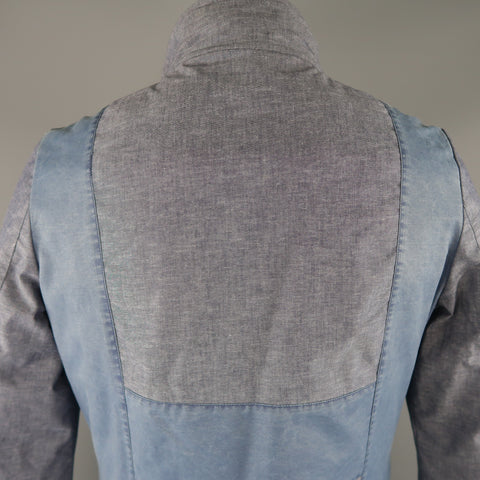 TOMMY HILFIGER M Blue Cotton / Linen Jacket