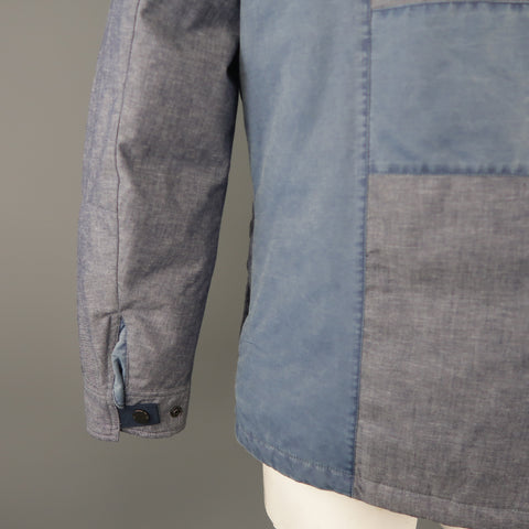 TOMMY HILFIGER M Blue Cotton / Linen Jacket