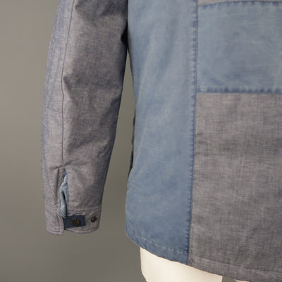 TOMMY HILFIGER M Blue Cotton / Linen Jacket