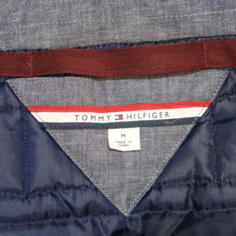 TOMMY HILFIGER M Blue Cotton / Linen Jacket