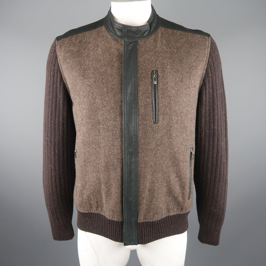 Wool jacket Louis Vuitton Brown size L International in Wool