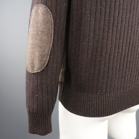 TORRAS Chest Size 42 Brown Mixed Materials Wool Zip Up Jacket