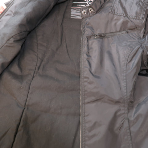 TRIUMPH L Black Nylon Motorcycle Jacket
