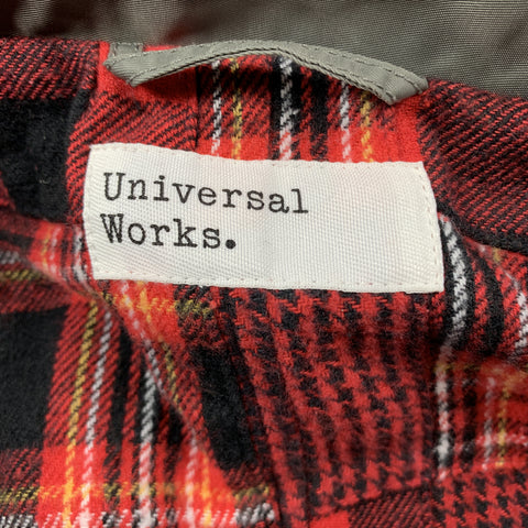 UNIVERSAL WORKS M Gray Solid Polyamide Snaps Jacket