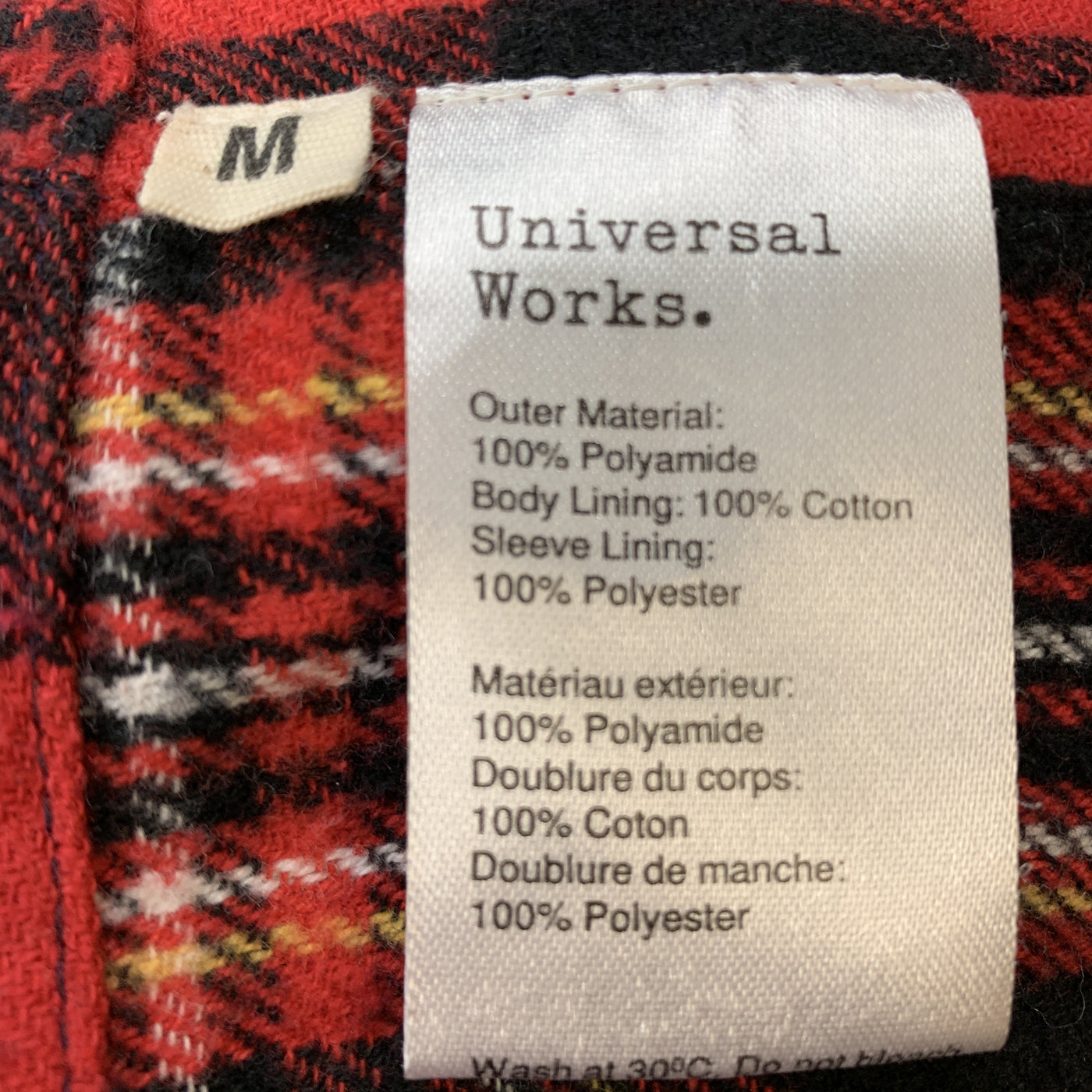 UNIVERSAL WORKS M Gray Solid Polyamide Snaps Jacket