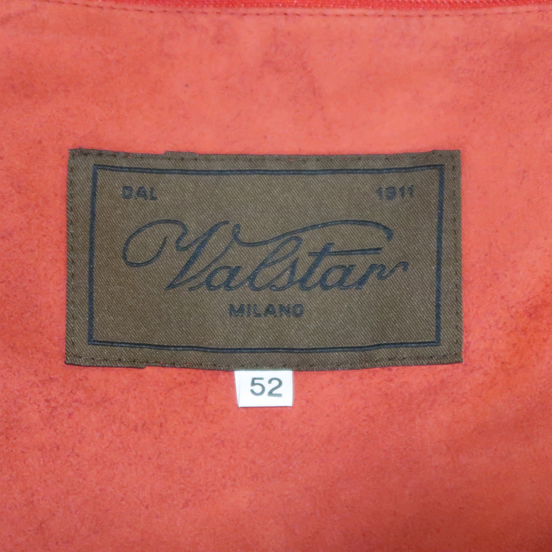 VALSTAR 42 Red Suede Four Pocket Drawstring Waist Coat