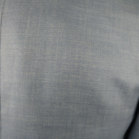 Vintage BRIONI 40 Light Blue Wool Blend Notch Lapel Sport Coat