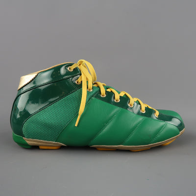 Y-3 Field Mid Exclusive Size 7.5 Green Sneakers