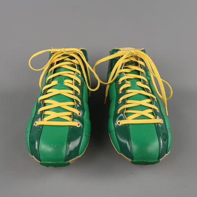 Y-3 Field Mid Exclusive Size 7.5 Green Sneakers
