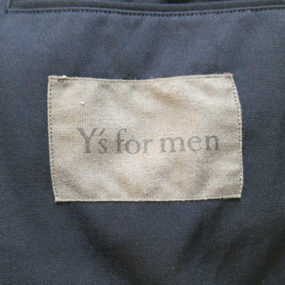 Y's by YOHJI YAMAMOTO 42 Black Wool Peek Lapel Sport Coat