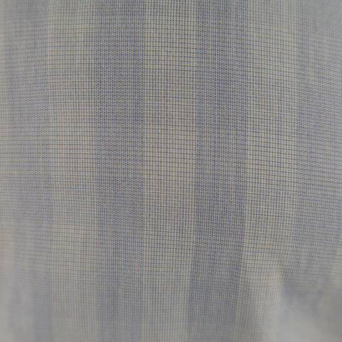 Z ZEGNA Size L Blue Checkered Cotton Long Sleeve Shirt