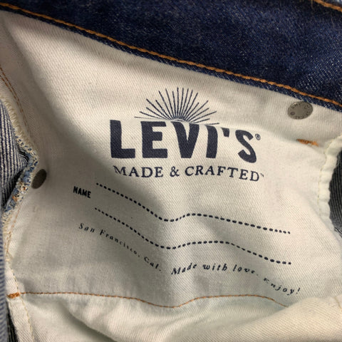 LEVI'S MADE & CRAFTED 551 Z Size 32 Indigo Cotton Straight Jeans