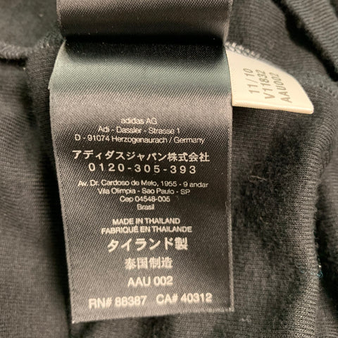 Y-3 Size M Black Polyester Viscose Hidden Buttons Cardigan