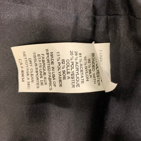 MARC JACOBS Vestido recto de jacquard con mezcla de acetato multicolor talla 6